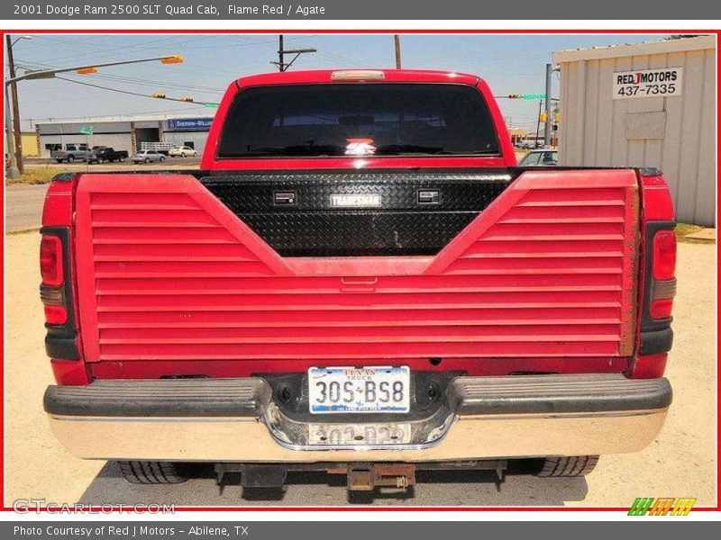 Flame Red / Agate 2001 Dodge Ram 2500 SLT Quad Cab