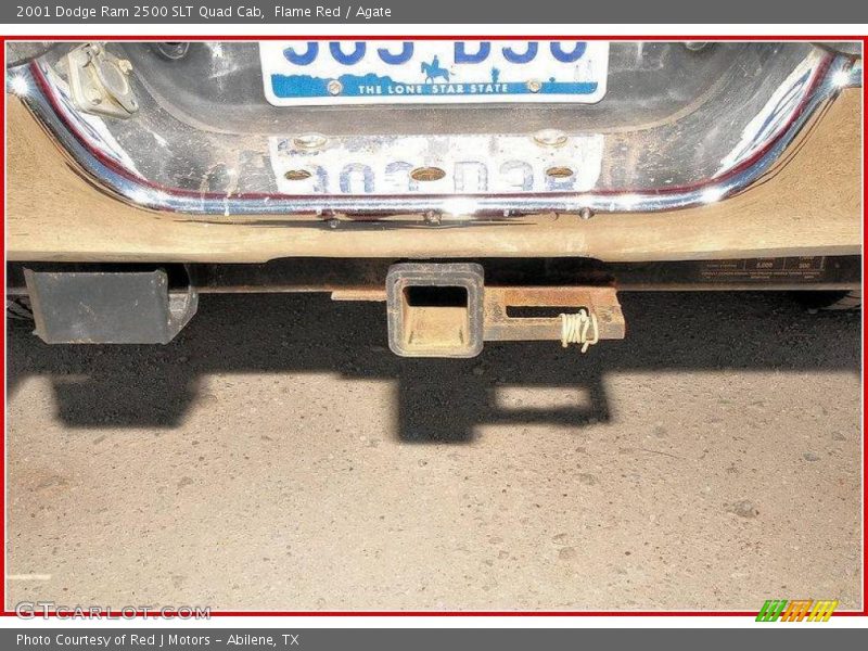Flame Red / Agate 2001 Dodge Ram 2500 SLT Quad Cab
