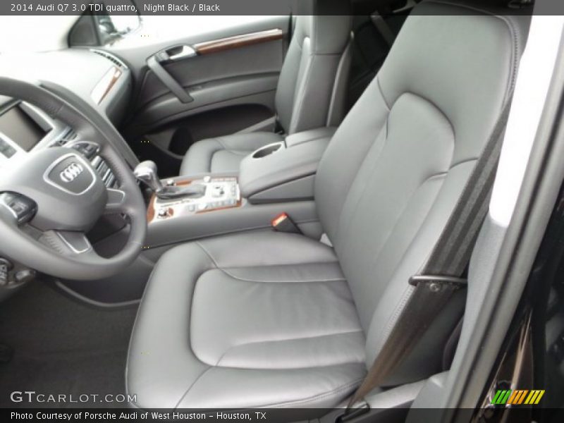 Front Seat of 2014 Q7 3.0 TDI quattro