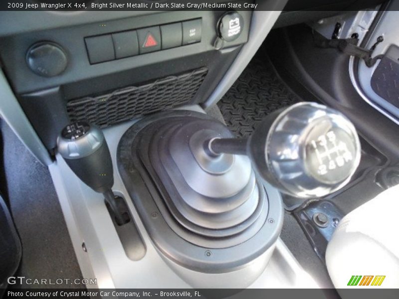 Bright Silver Metallic / Dark Slate Gray/Medium Slate Gray 2009 Jeep Wrangler X 4x4