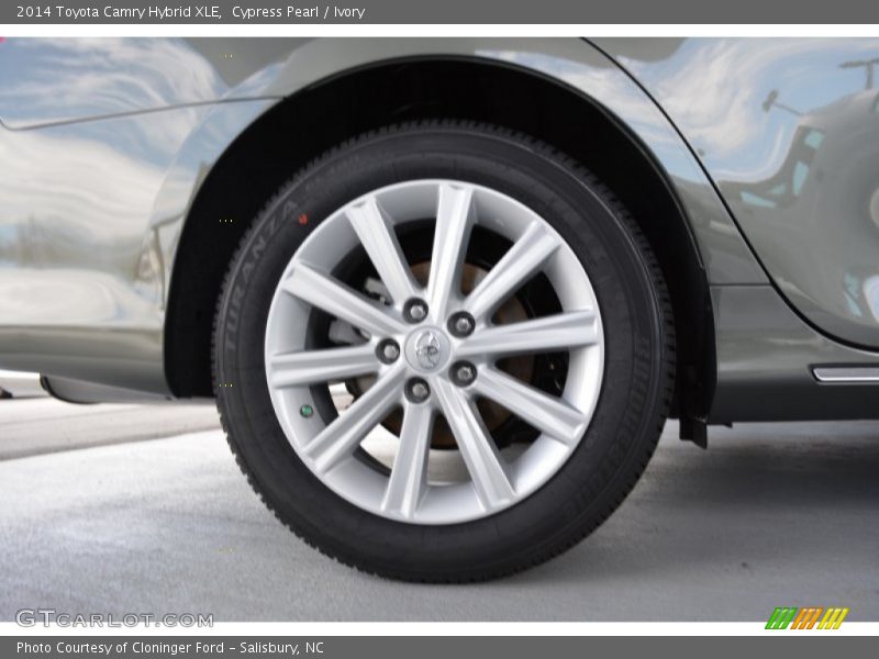 Cypress Pearl / Ivory 2014 Toyota Camry Hybrid XLE