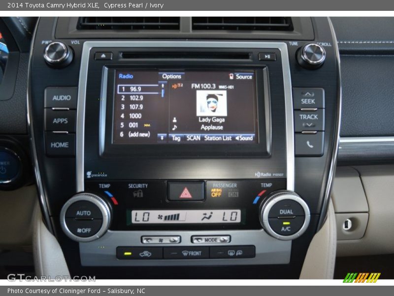 Cypress Pearl / Ivory 2014 Toyota Camry Hybrid XLE
