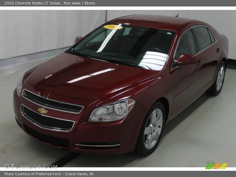 Red Jewel / Ebony 2009 Chevrolet Malibu LT Sedan