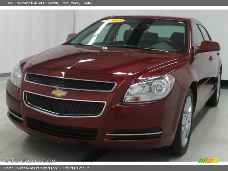 Red Jewel / Ebony 2009 Chevrolet Malibu LT Sedan