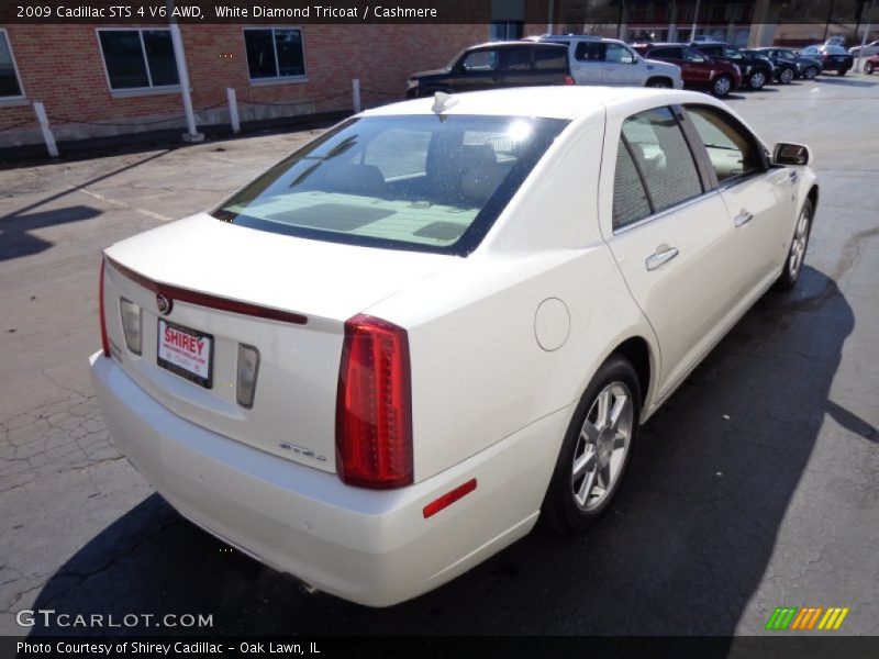 White Diamond Tricoat / Cashmere 2009 Cadillac STS 4 V6 AWD