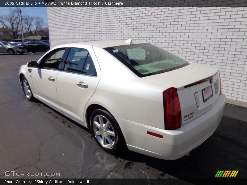 White Diamond Tricoat / Cashmere 2009 Cadillac STS 4 V6 AWD