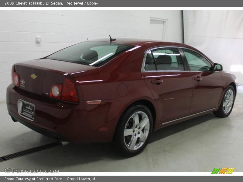 Red Jewel / Ebony 2009 Chevrolet Malibu LT Sedan