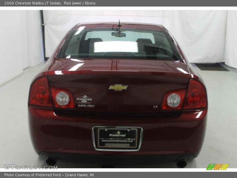 Red Jewel / Ebony 2009 Chevrolet Malibu LT Sedan