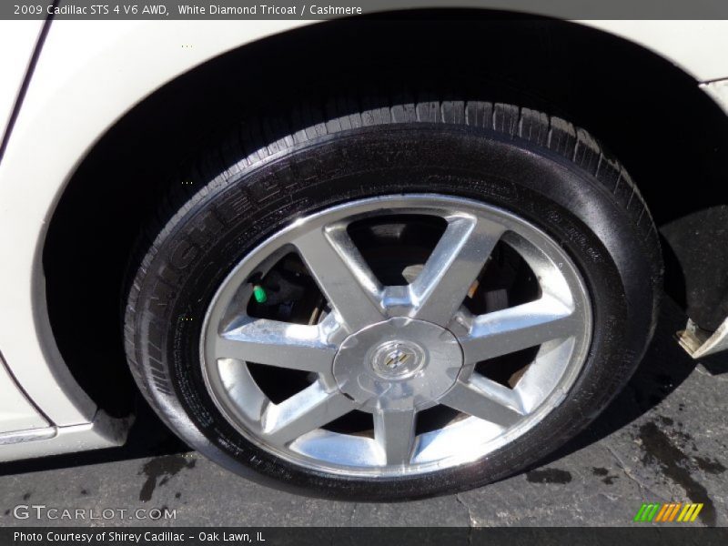 White Diamond Tricoat / Cashmere 2009 Cadillac STS 4 V6 AWD