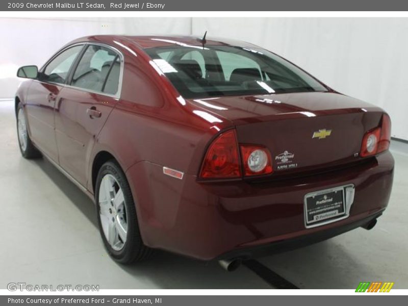 Red Jewel / Ebony 2009 Chevrolet Malibu LT Sedan