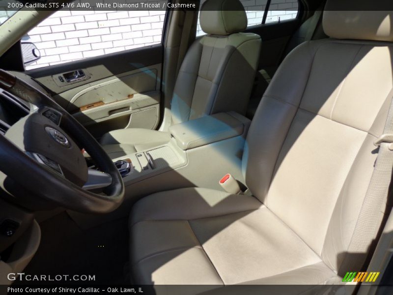 White Diamond Tricoat / Cashmere 2009 Cadillac STS 4 V6 AWD