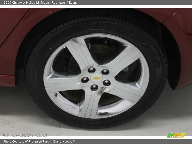 Red Jewel / Ebony 2009 Chevrolet Malibu LT Sedan