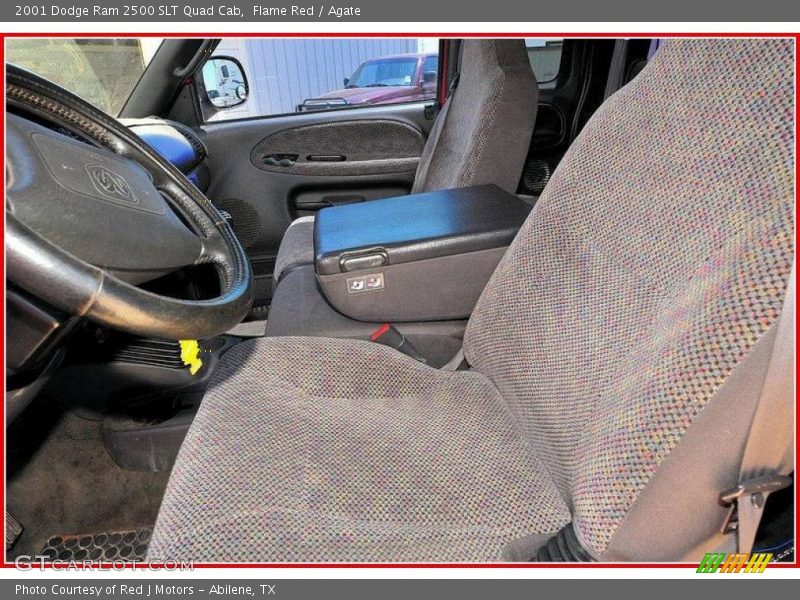 Flame Red / Agate 2001 Dodge Ram 2500 SLT Quad Cab