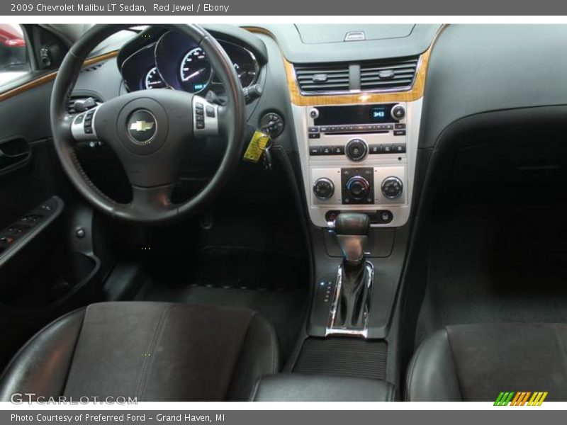 Red Jewel / Ebony 2009 Chevrolet Malibu LT Sedan