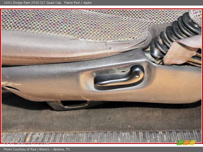 Flame Red / Agate 2001 Dodge Ram 2500 SLT Quad Cab