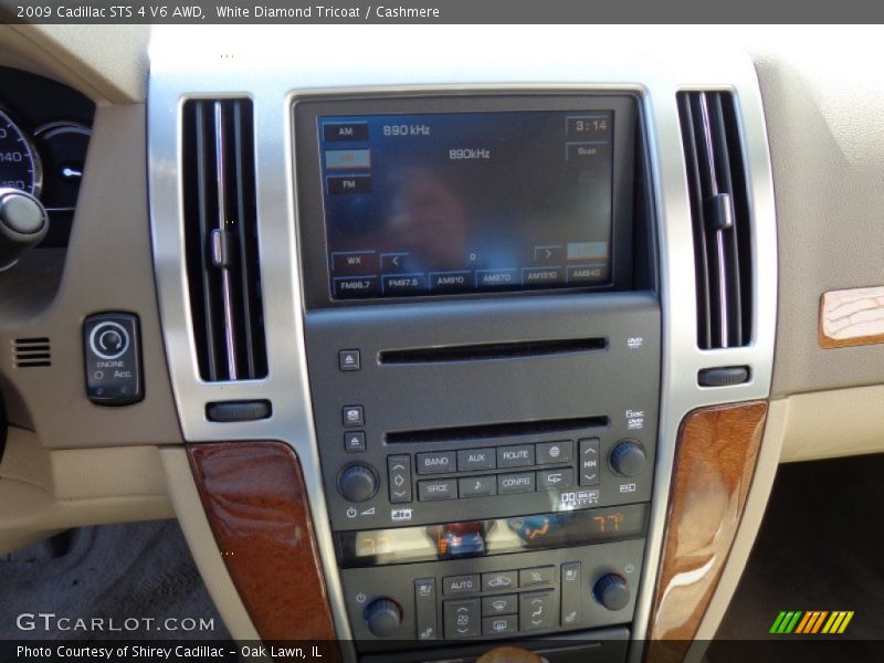 White Diamond Tricoat / Cashmere 2009 Cadillac STS 4 V6 AWD