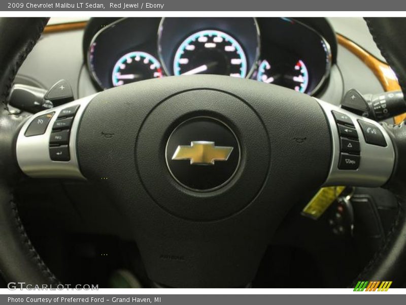 Red Jewel / Ebony 2009 Chevrolet Malibu LT Sedan