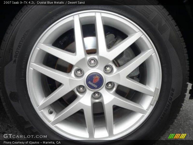 Crystal Blue Metallic / Desert Sand 2007 Saab 9-7X 4.2i