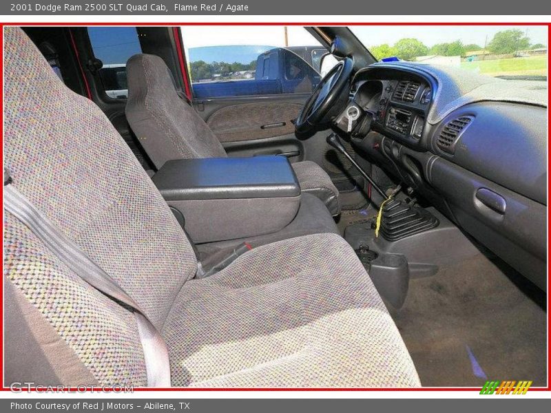 Flame Red / Agate 2001 Dodge Ram 2500 SLT Quad Cab