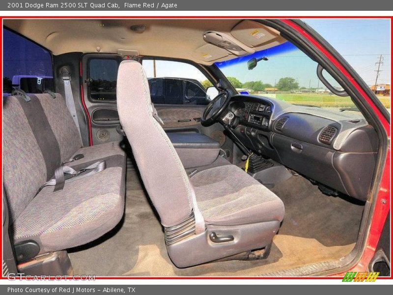 Flame Red / Agate 2001 Dodge Ram 2500 SLT Quad Cab