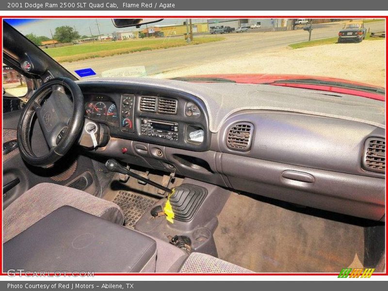 Flame Red / Agate 2001 Dodge Ram 2500 SLT Quad Cab