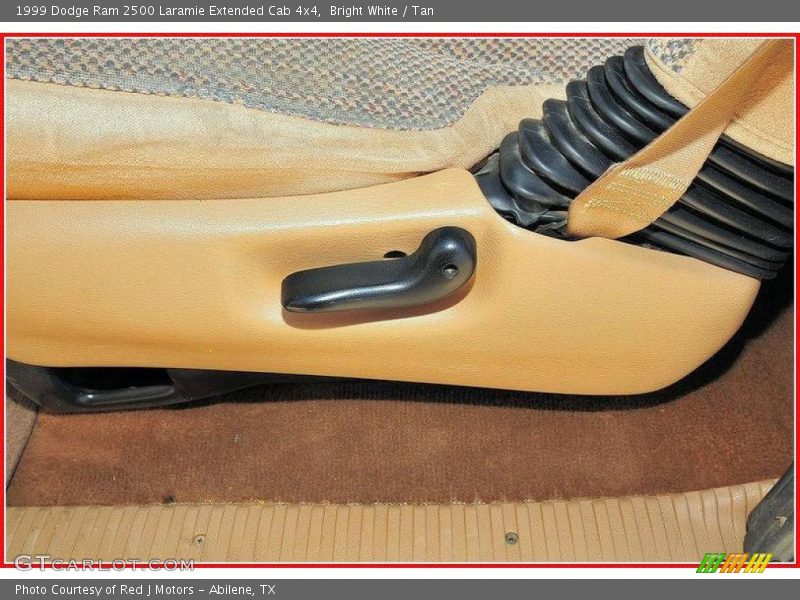 Bright White / Tan 1999 Dodge Ram 2500 Laramie Extended Cab 4x4