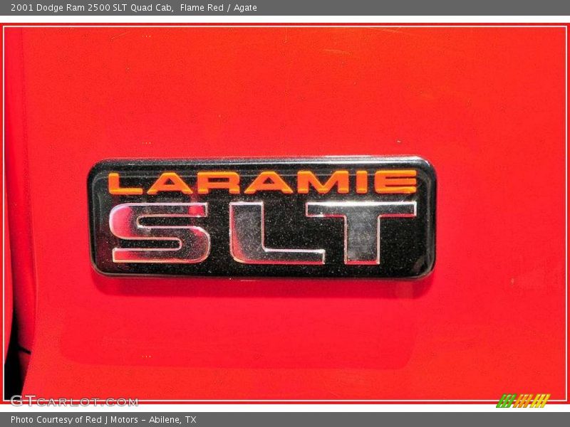 Flame Red / Agate 2001 Dodge Ram 2500 SLT Quad Cab