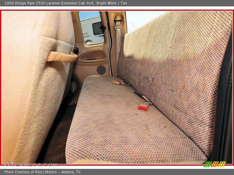 Bright White / Tan 1999 Dodge Ram 2500 Laramie Extended Cab 4x4