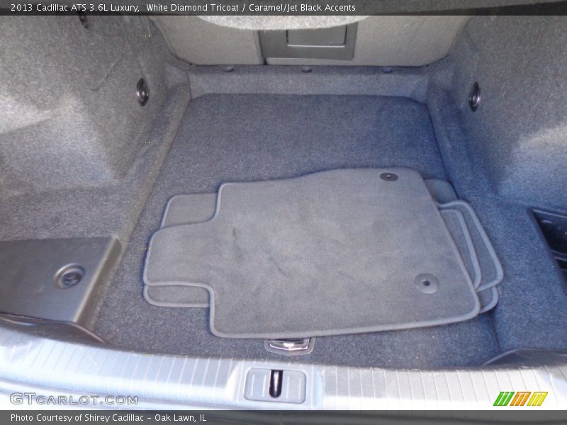 White Diamond Tricoat / Caramel/Jet Black Accents 2013 Cadillac ATS 3.6L Luxury