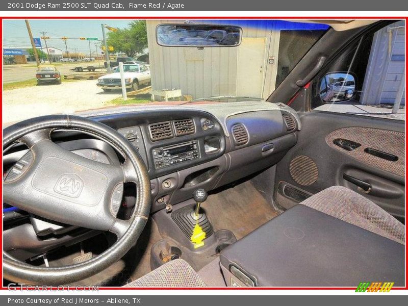 Flame Red / Agate 2001 Dodge Ram 2500 SLT Quad Cab