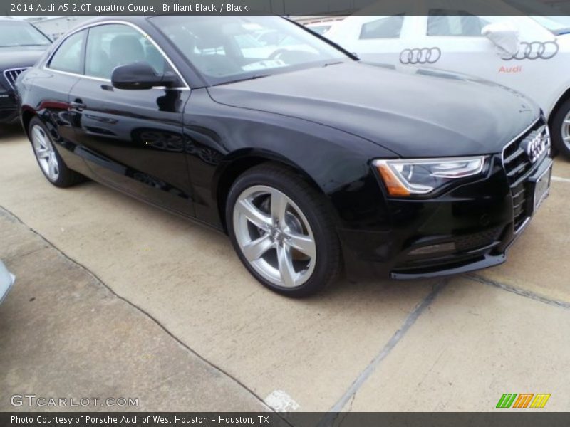Brilliant Black / Black 2014 Audi A5 2.0T quattro Coupe