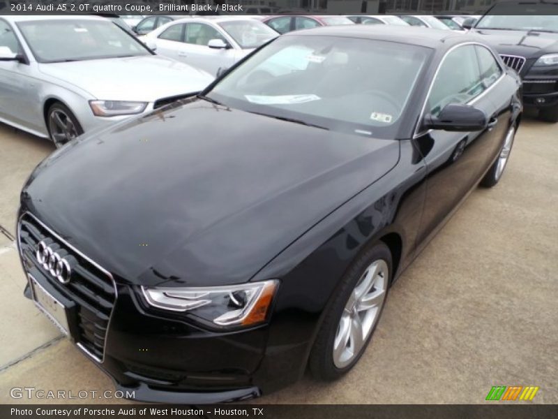 Brilliant Black / Black 2014 Audi A5 2.0T quattro Coupe