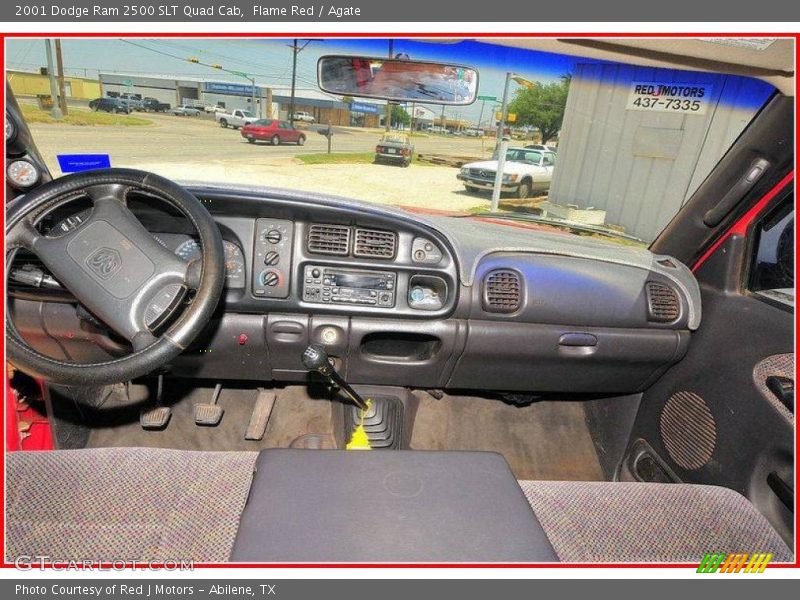 Flame Red / Agate 2001 Dodge Ram 2500 SLT Quad Cab