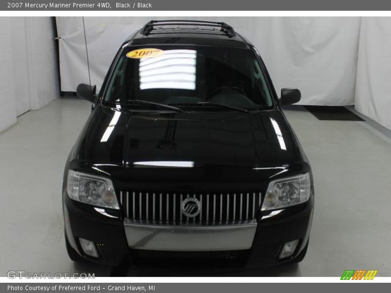 Black / Black 2007 Mercury Mariner Premier 4WD