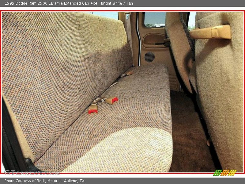 Bright White / Tan 1999 Dodge Ram 2500 Laramie Extended Cab 4x4
