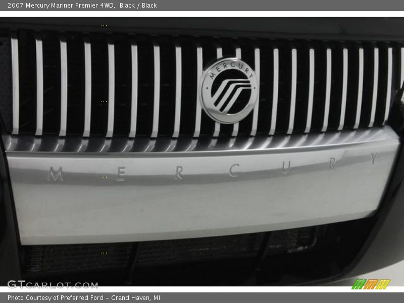 Black / Black 2007 Mercury Mariner Premier 4WD