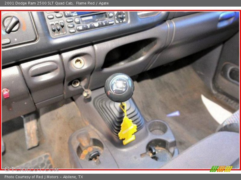 Flame Red / Agate 2001 Dodge Ram 2500 SLT Quad Cab