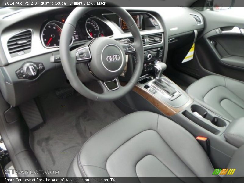 Brilliant Black / Black 2014 Audi A5 2.0T quattro Coupe