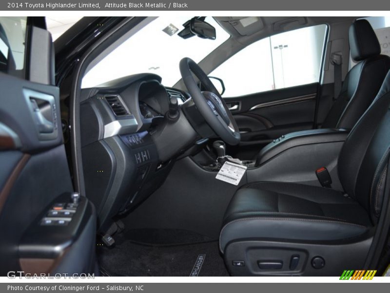 Attitude Black Metallic / Black 2014 Toyota Highlander Limited