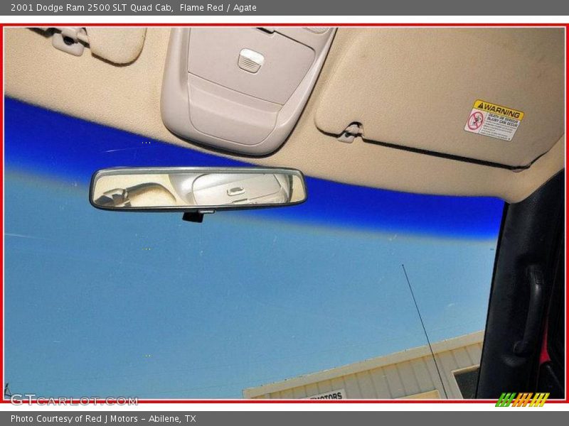 Flame Red / Agate 2001 Dodge Ram 2500 SLT Quad Cab