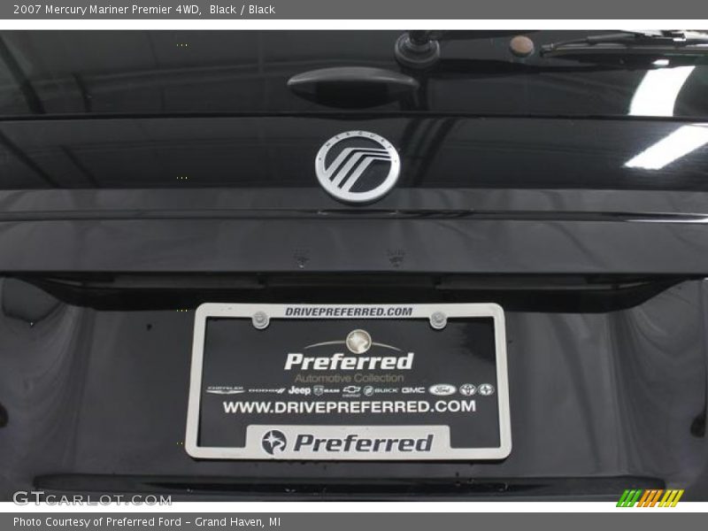 Black / Black 2007 Mercury Mariner Premier 4WD