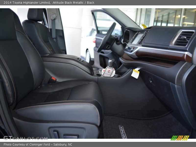 Attitude Black Metallic / Black 2014 Toyota Highlander Limited