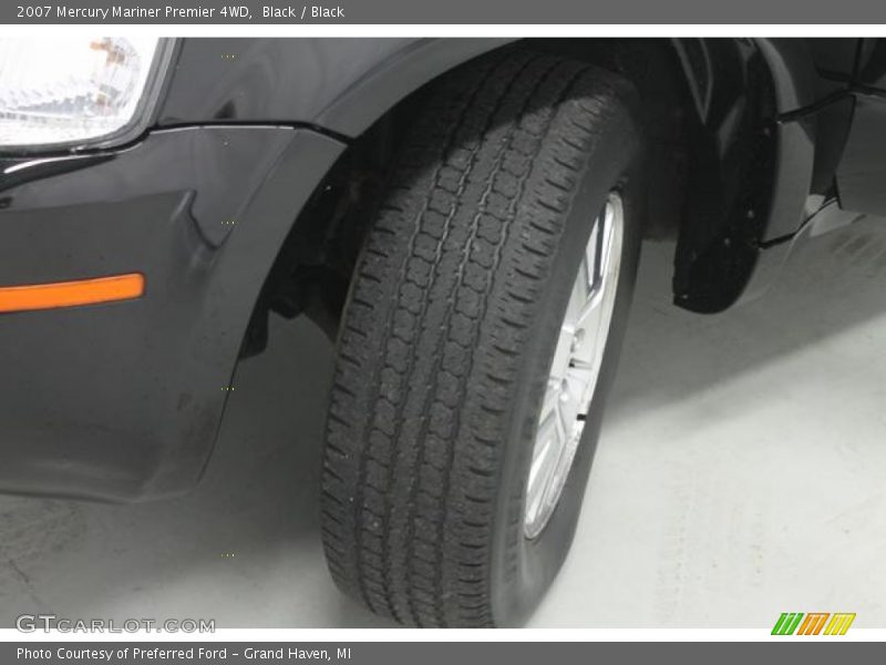 Black / Black 2007 Mercury Mariner Premier 4WD
