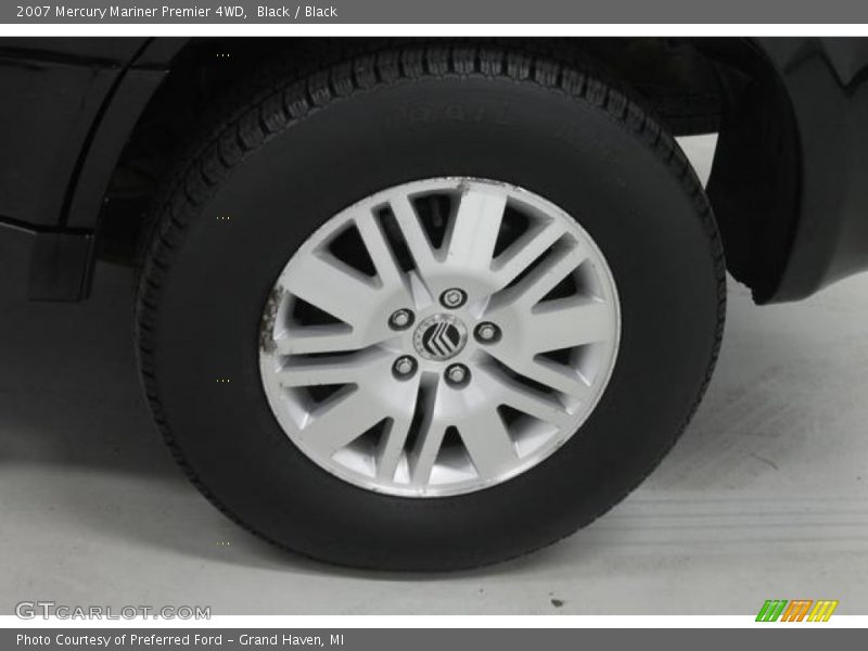Black / Black 2007 Mercury Mariner Premier 4WD