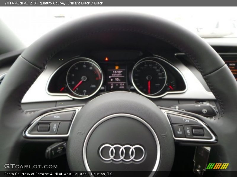 Brilliant Black / Black 2014 Audi A5 2.0T quattro Coupe