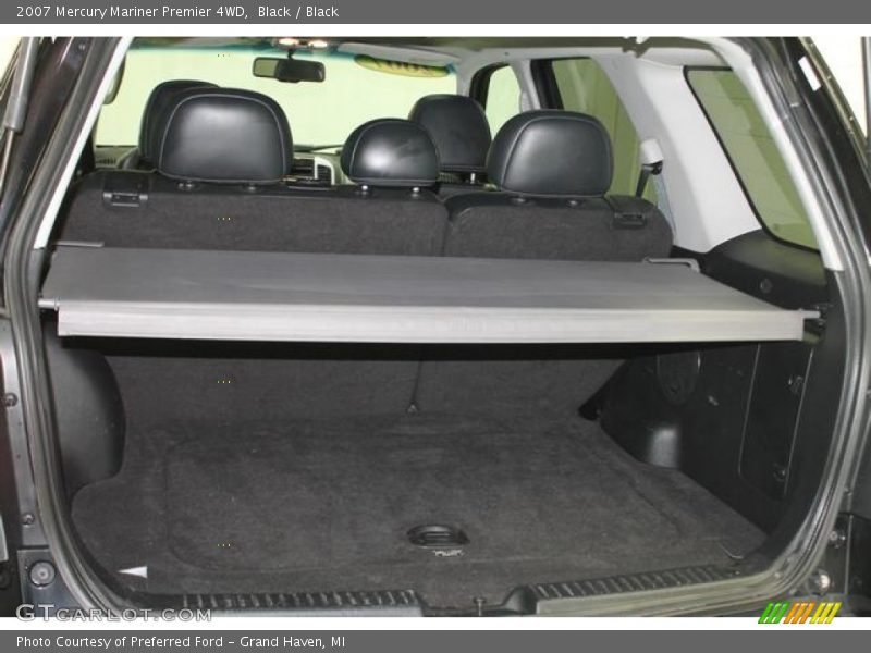 Black / Black 2007 Mercury Mariner Premier 4WD