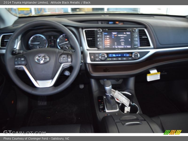 Attitude Black Metallic / Black 2014 Toyota Highlander Limited