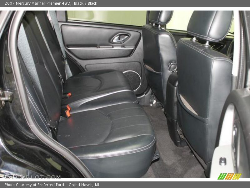 Black / Black 2007 Mercury Mariner Premier 4WD