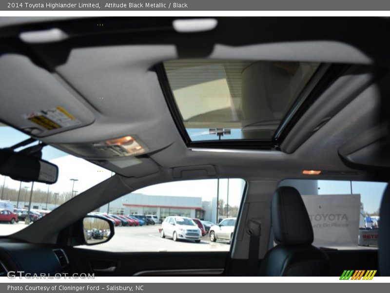 Attitude Black Metallic / Black 2014 Toyota Highlander Limited