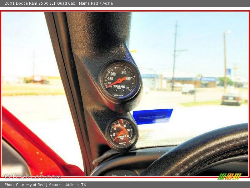 Flame Red / Agate 2001 Dodge Ram 2500 SLT Quad Cab